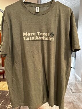 More Trees XL Unisex T-Shirt Sage Green FANTASTIC CONDITION